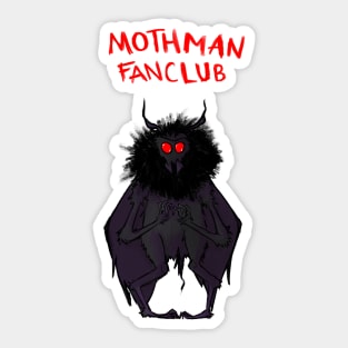 Moth-man Fan Club Sticker